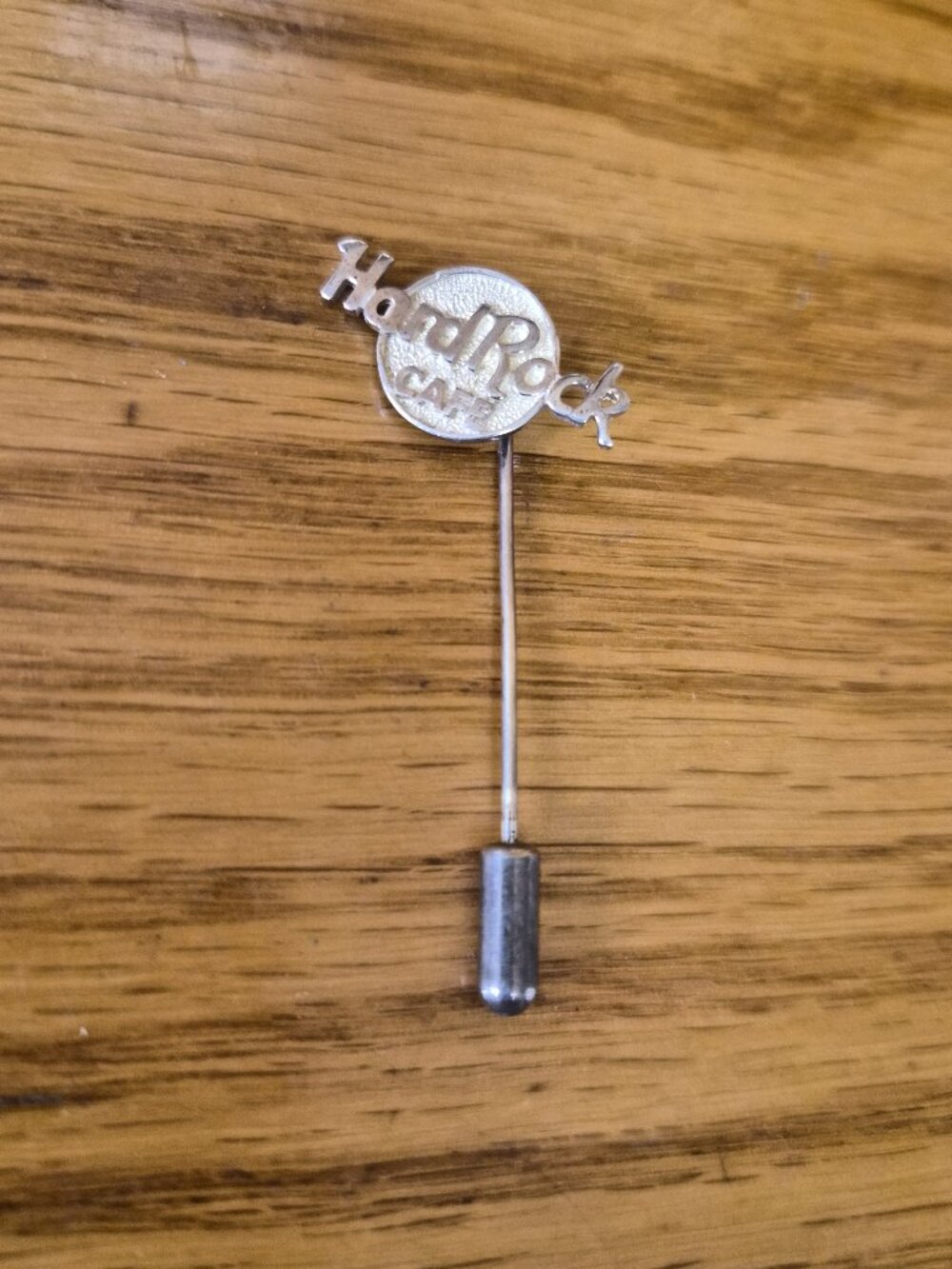 Vintage Hard Rock Café Sterling Stick Lapel Pin • 1980-90s • 925 Silver HRC Memo